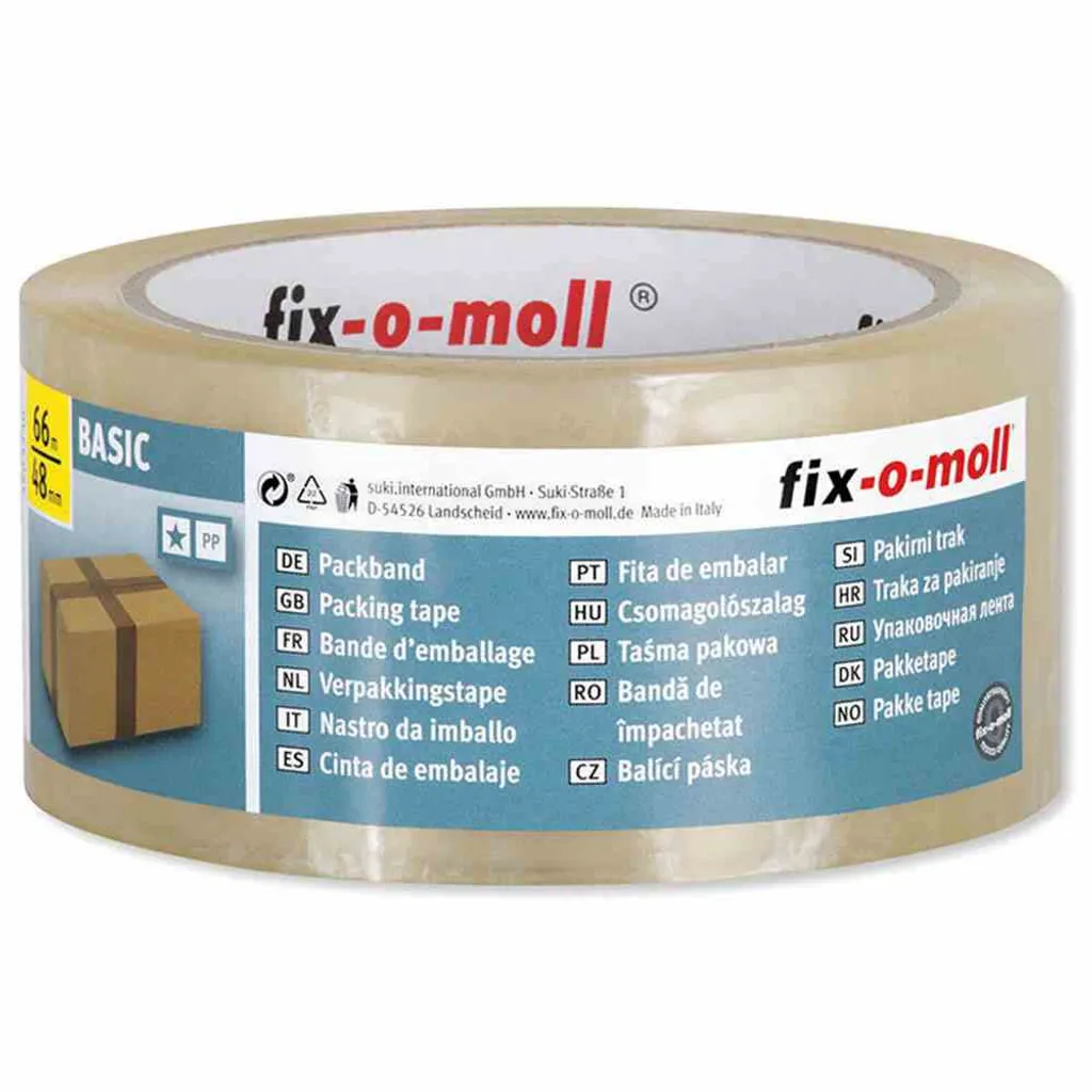 fix-o-moll Powerband 66m transparent